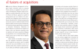 : Shamin A. Sookia, Managing Director of Perigeum Capital, specializing in corporate finance advisory, mergers & acquisitions, and capital raising.