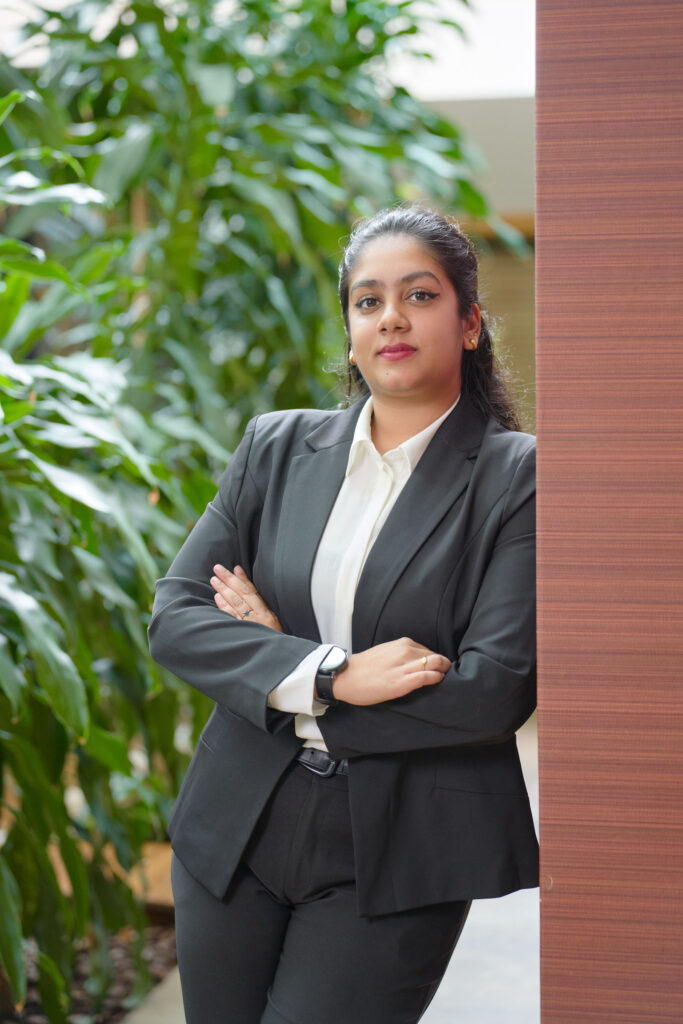 Keshini, Analyst at Listing and Capital Market Solutions, with a legal background and expertise in financial markets, supporting corporate actions and compliance