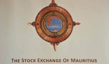 The Mauritius Stock Exchange experiencing market volatility in 2023, with fluctuating stock prices and economic challenges.